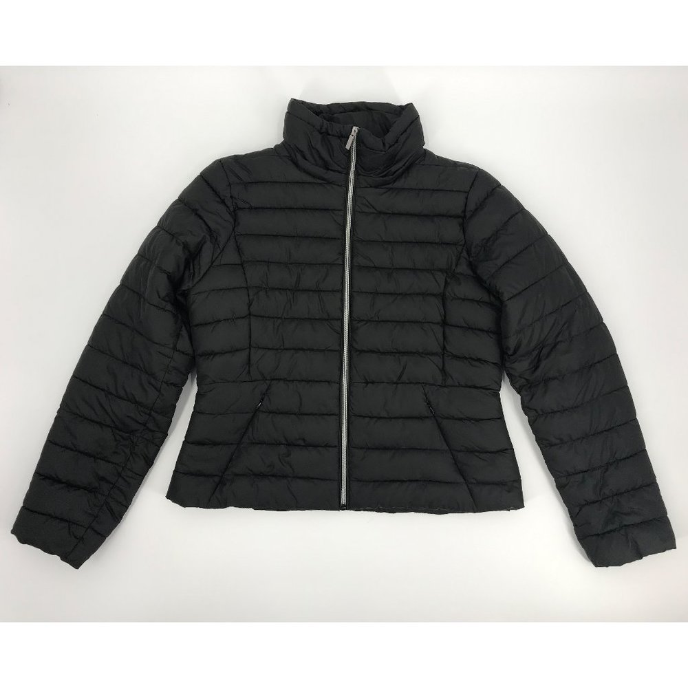 Zara black puffer light weight jacket size xl